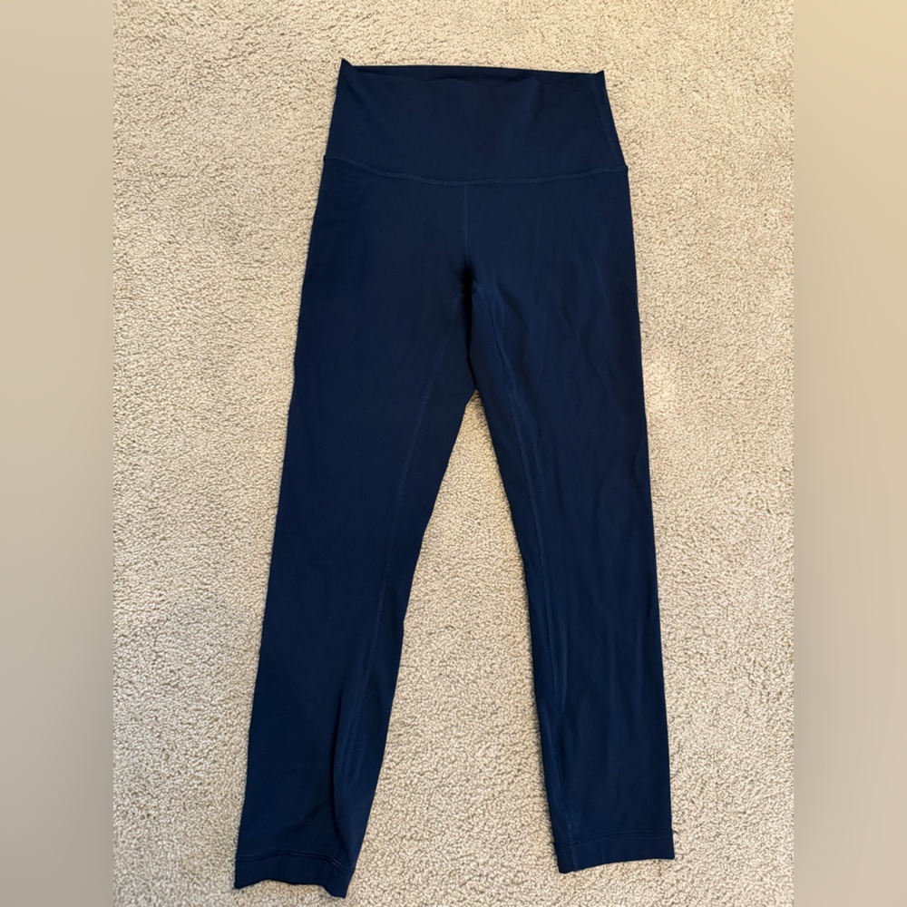 Lululemon Wunder Under Luxtreme 23" True Navy Size 4 EUC